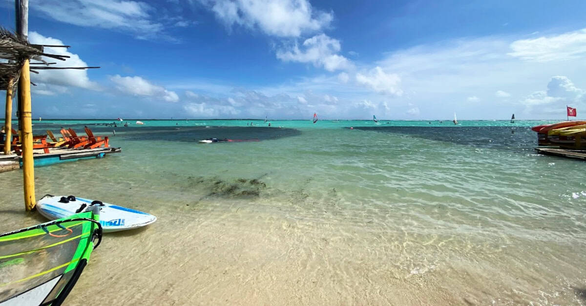 Lac Bay as seen from Jibe City Bonaire