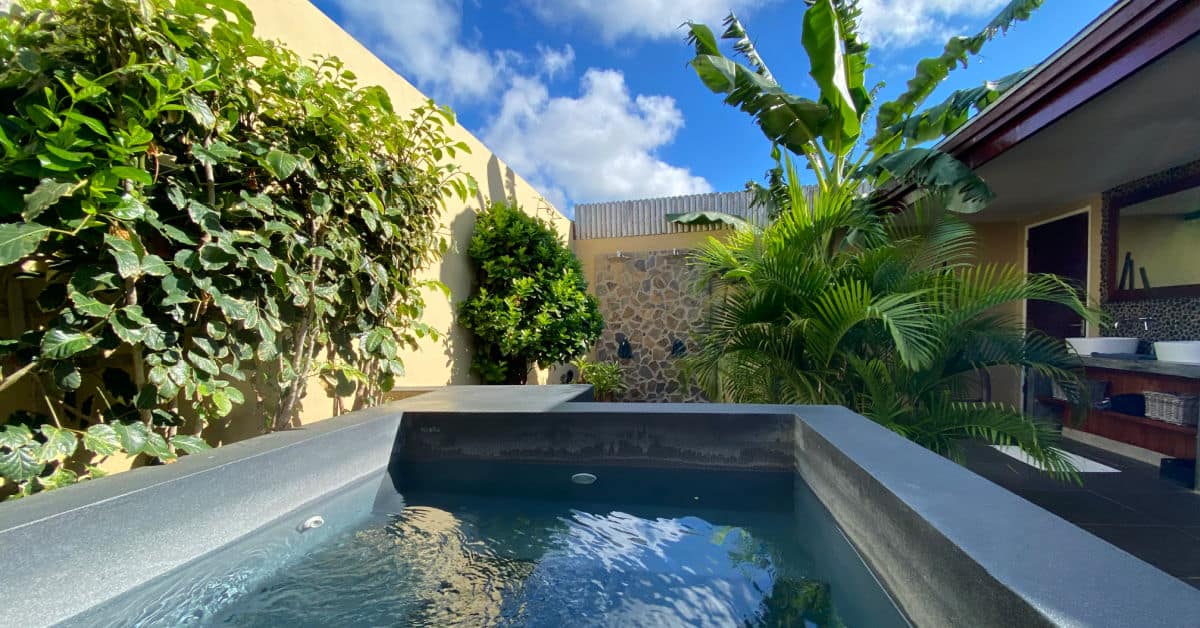 Superior cottage with plunge pool at Bamboo Bonaire Boutique Resort
