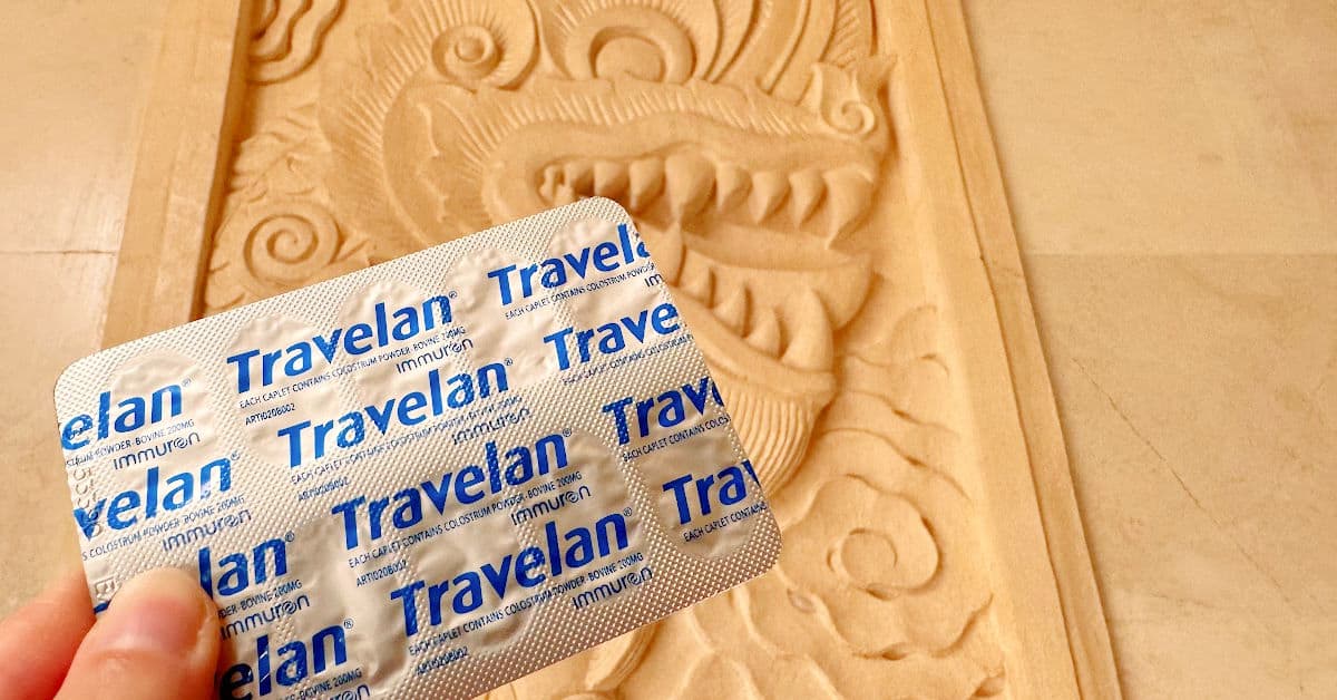 Taking Travelan in Bali to prevent Bali Belly