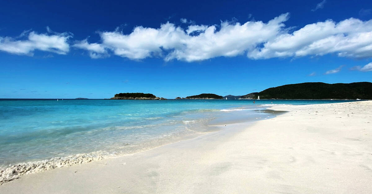 Cinnamon Bay Beach in St. John USVI