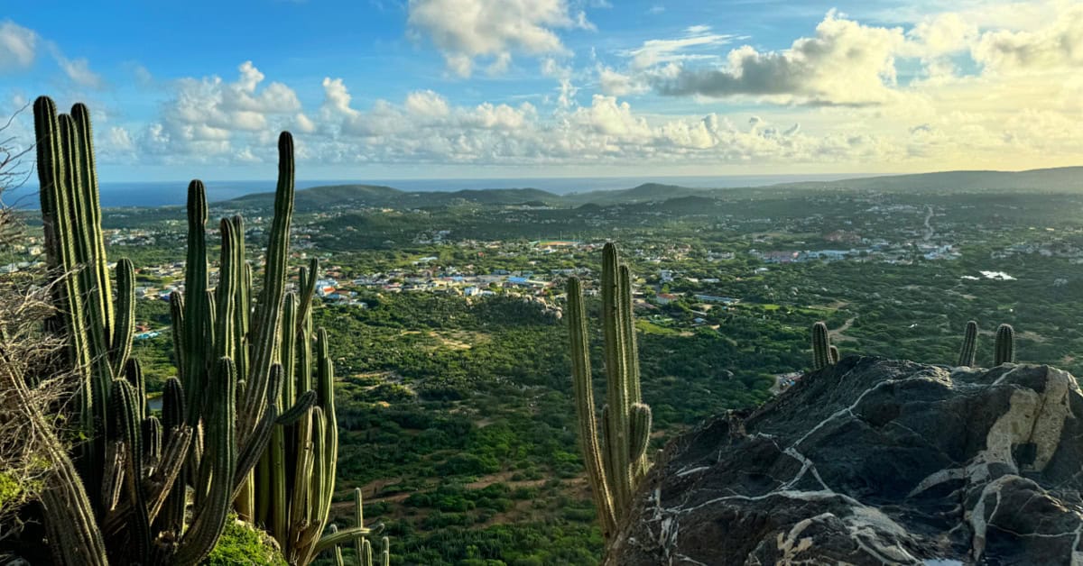Summit of Hooiberg Hiking Trail in Aruba