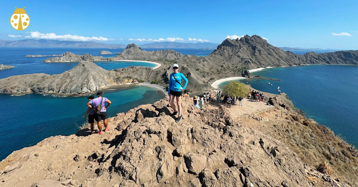 Hiking to the top of Padar Island in Komodo National Park