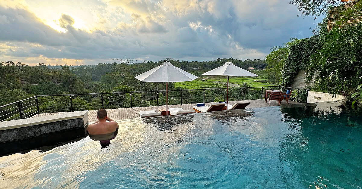 Pool time at Uma Kalai in Bali