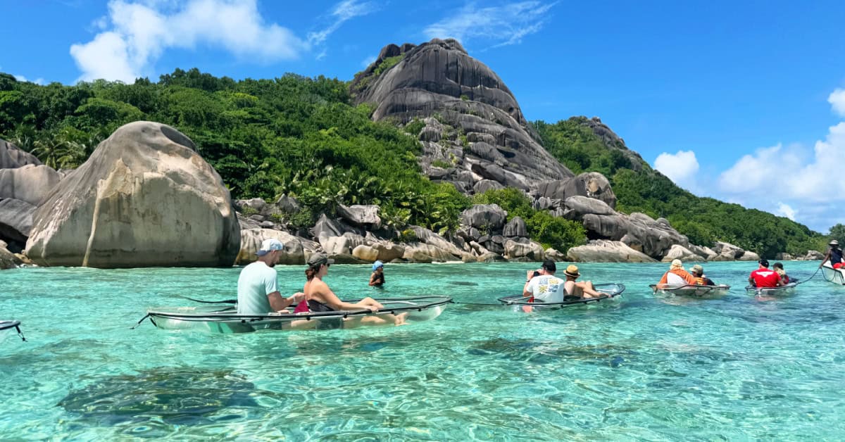 Crystal Water Kayak Tour in La Digue
