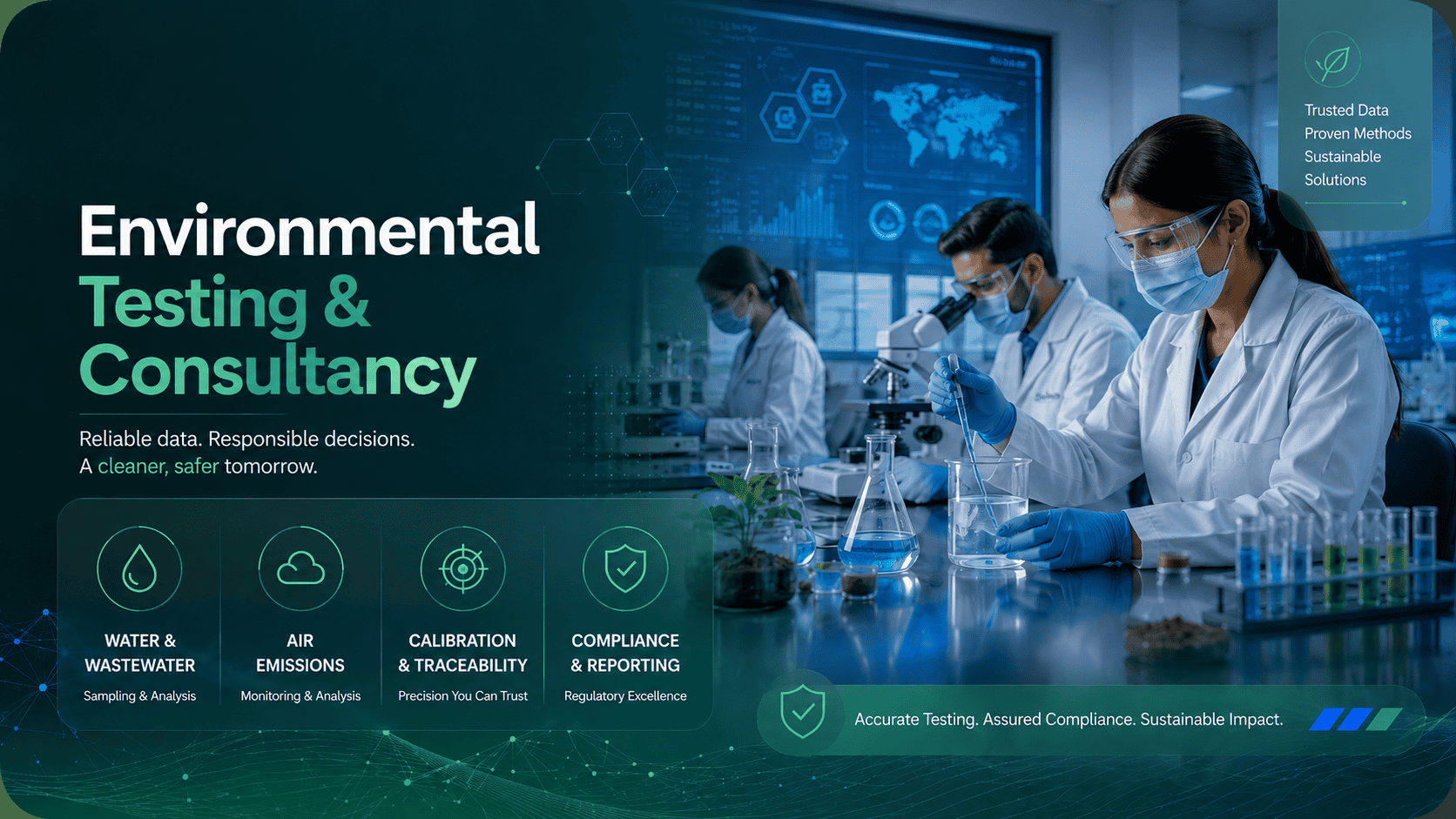 Envi Tech AL environmental testing and consultancy laboratory team
