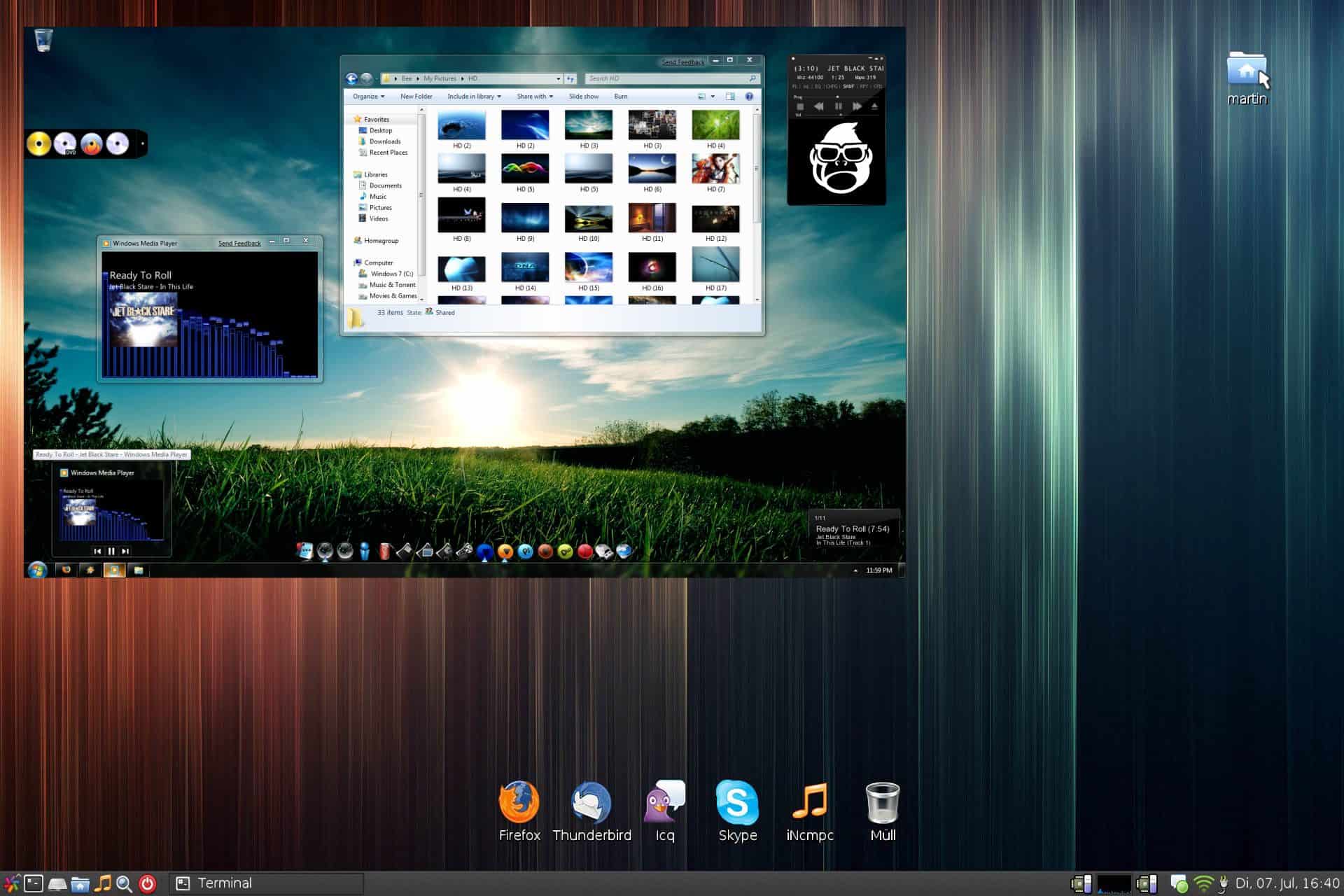 Acceso Escritorio Remoto Linux a Windows Remmina