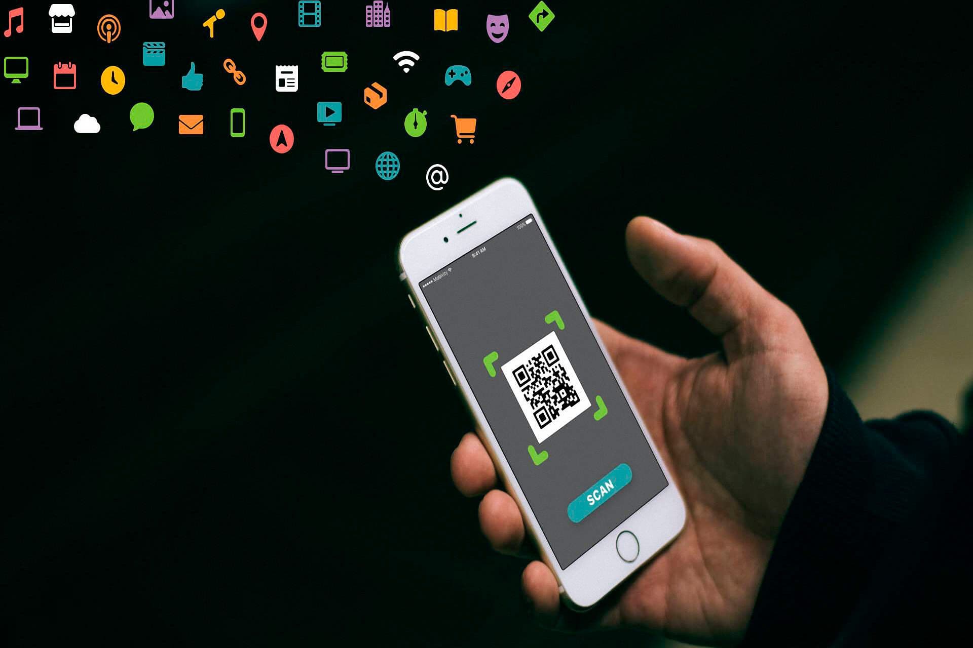 Codigo QR compartir clave WiFI