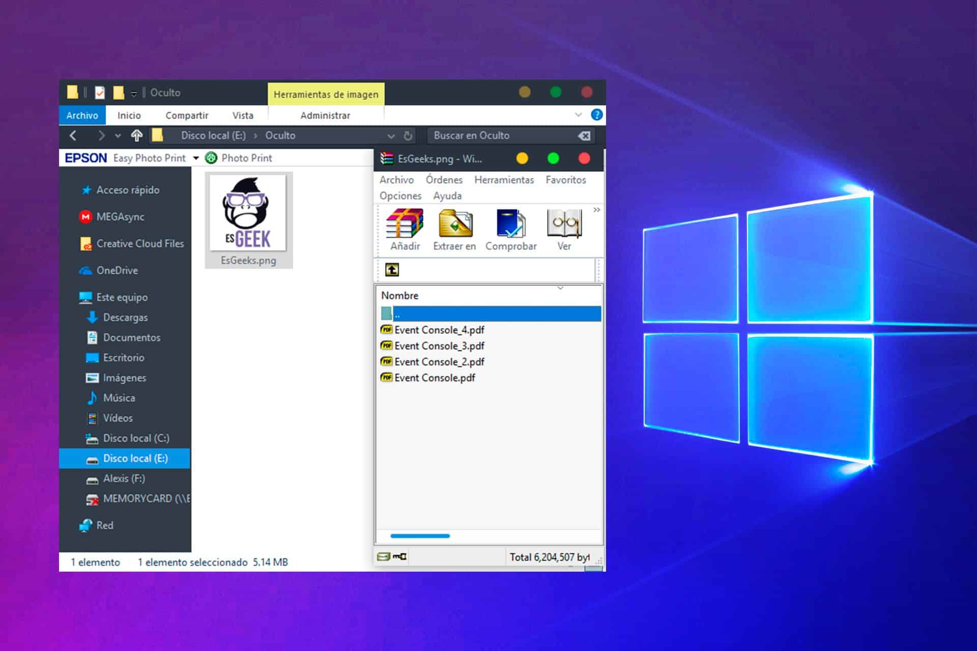 Ocultar Archivos dentro de Imagen