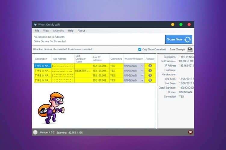 Programas conexiones robadas WiFi