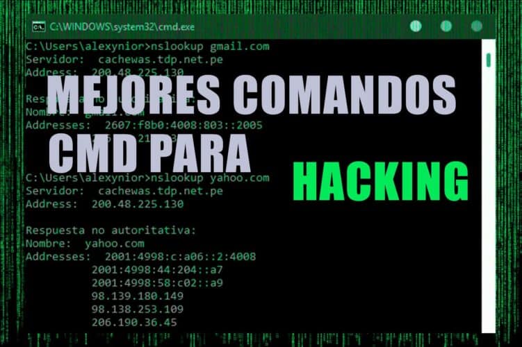 Comandos CMD Hacking