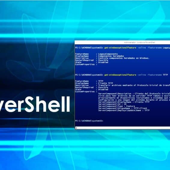PowerShell Características Windows