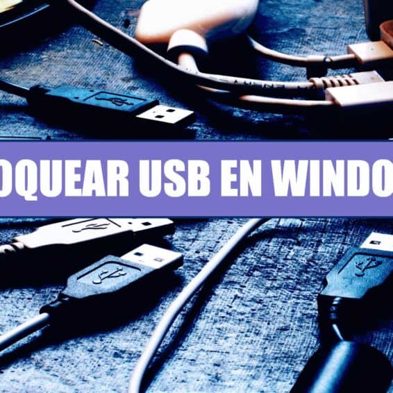 Bloquear medios USB en Windows 10