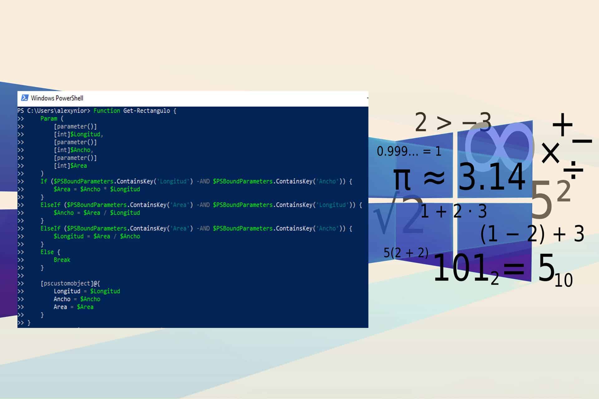 PowerShell para Resolver Problemas Matemáticos