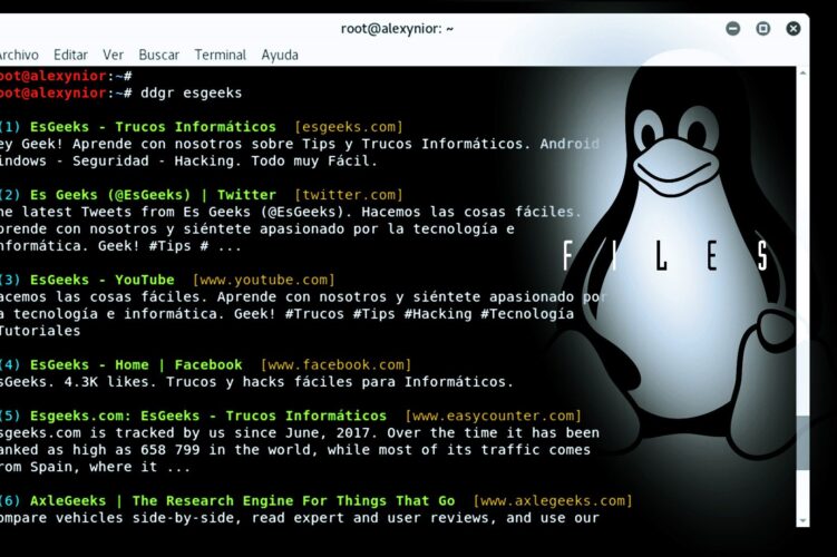 ddgr Buscador DuckDuckGo Google Terminal Linux