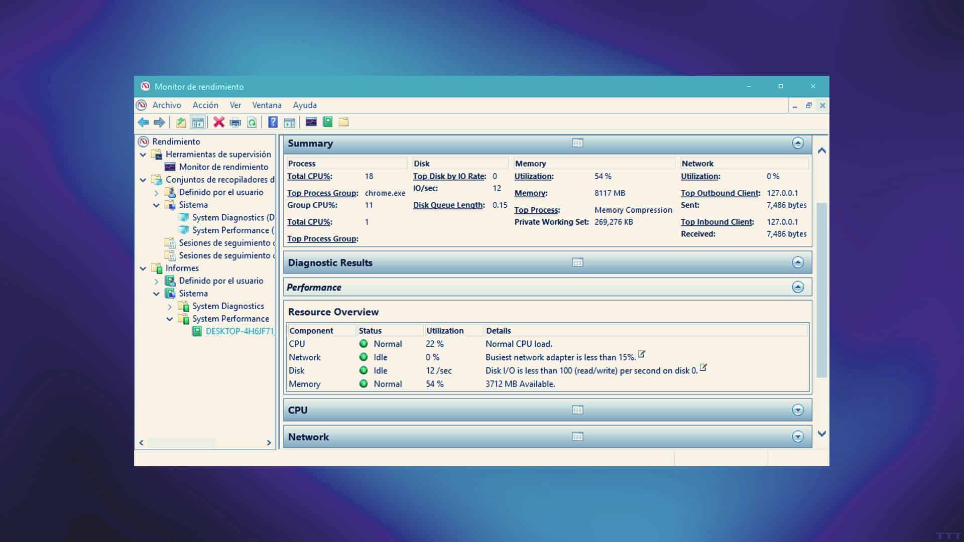Cómo generar un informe de rendimiento del sistema de Windows 10