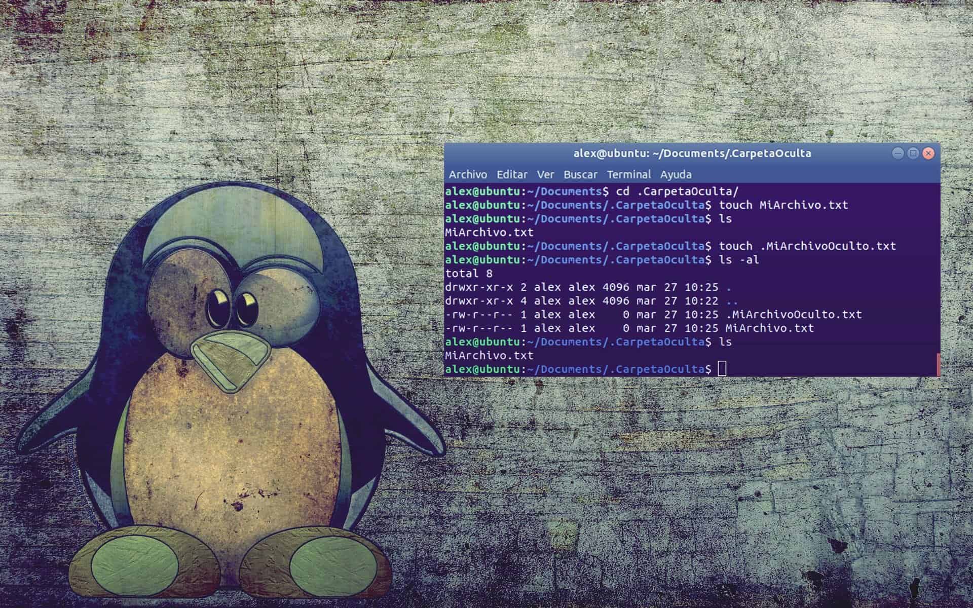 Cómo ocultar archivos y carpetas en Linux