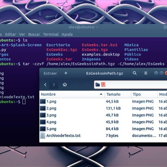 20 Comandos TAR para comprimir y extraer archivos en Linux
