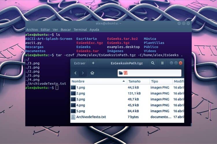 20 Comandos TAR para comprimir y extraer archivos en Linux