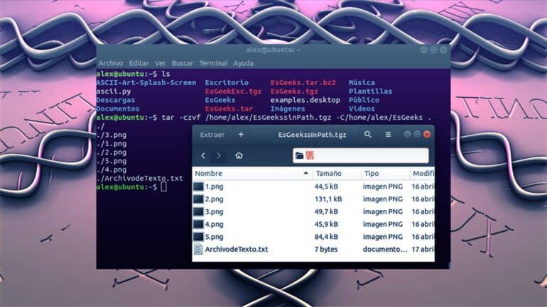 20 Comandos TAR para comprimir y extraer archivos en Linux