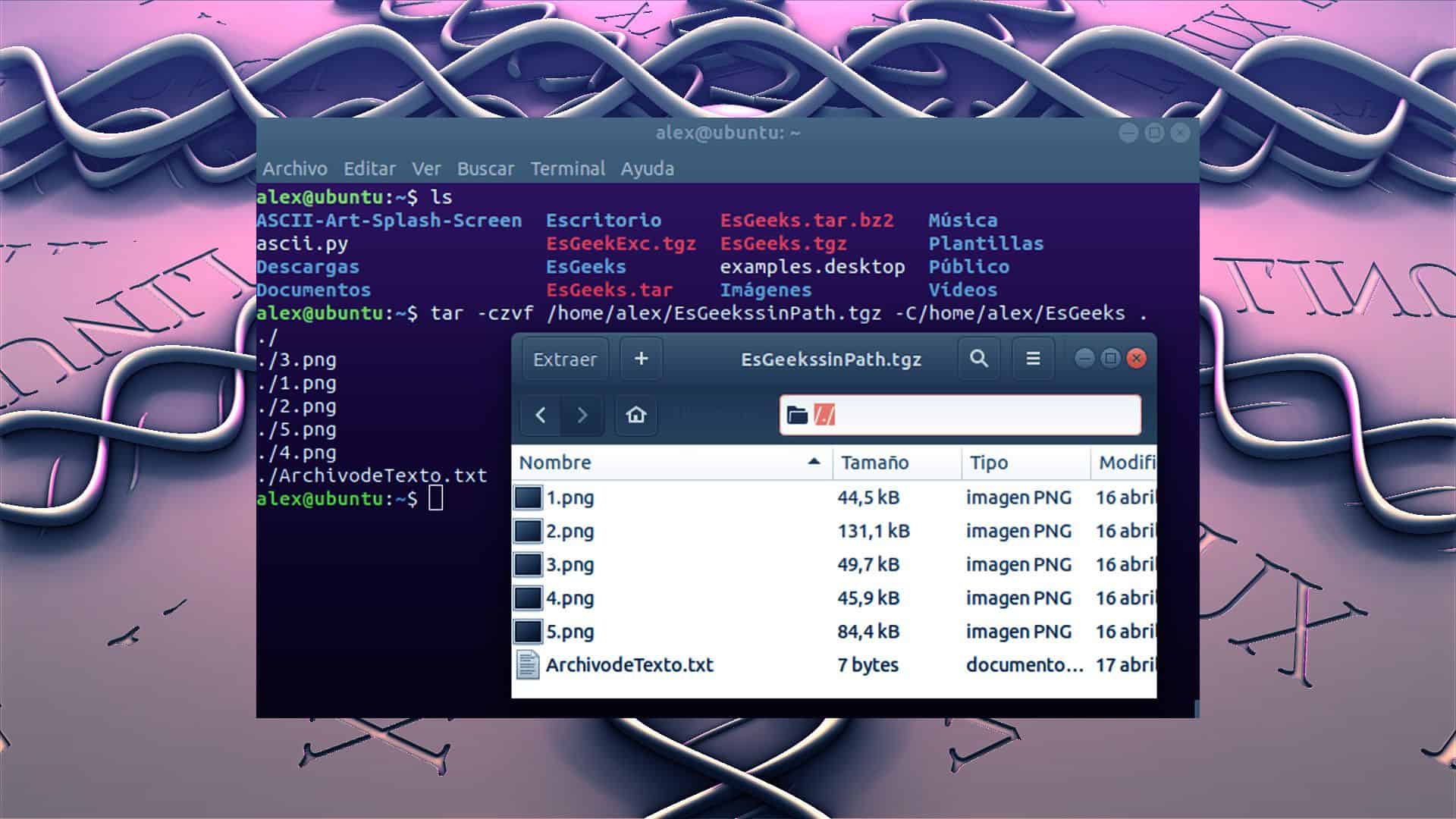 20 Comandos TAR para comprimir y extraer archivos en Linux