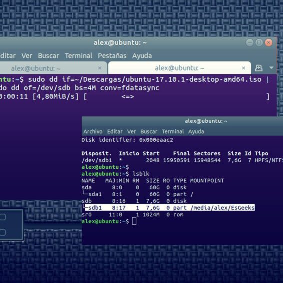 Cómo crear USB booteable terminal Linux