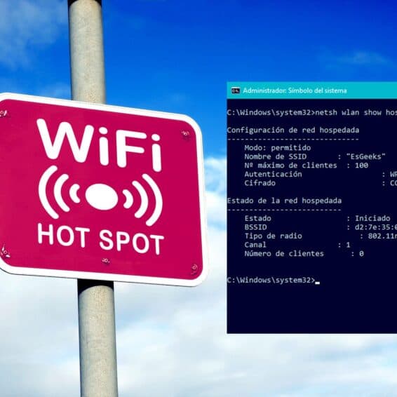 Cómo crear punto de acceso WiFi en Windows 10