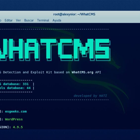 Detección de CMS y Kits de explotación con WhatCMS