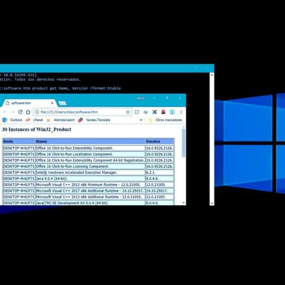 Listar todos los Programas instalados en Windows