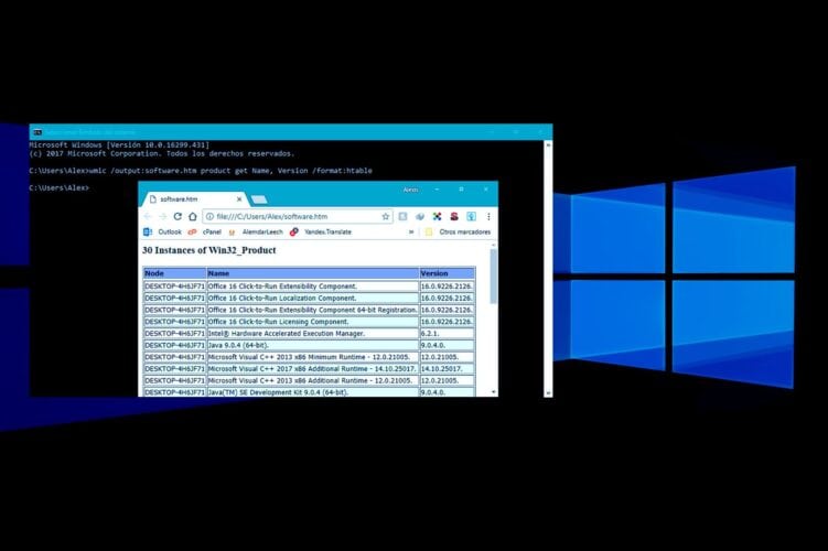 Listar todos los Programas instalados en Windows