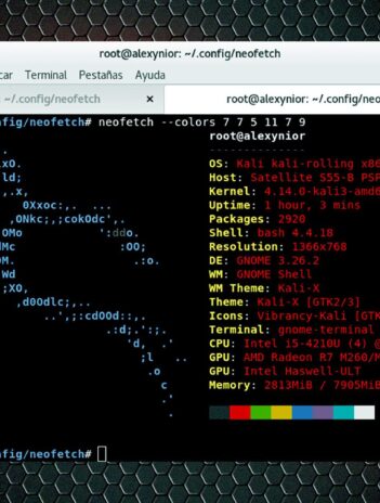 neofetch Obtener toda la información del sistema Linux