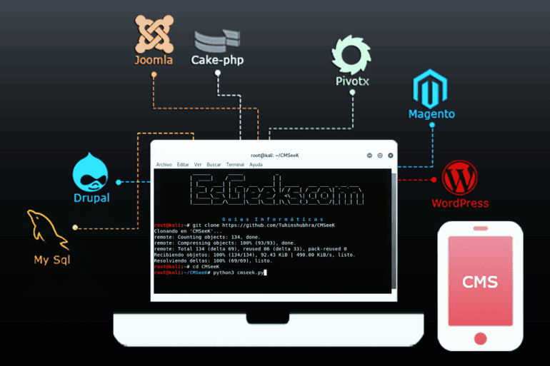 CMSeeK Suite de Detección y Explotación CMS