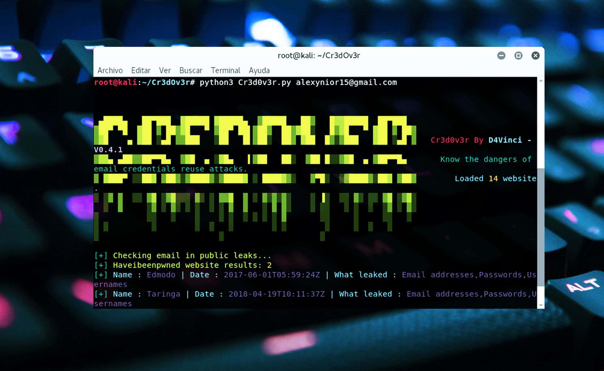 Cr3dOv3r Ataque de reutilización de credenciales