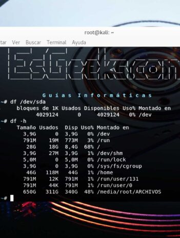 Cómo verificar espacio disco en Linux desde terminal