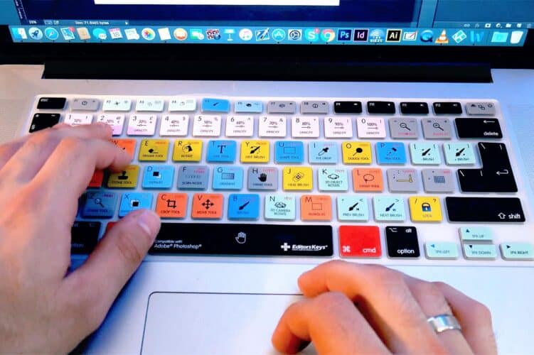 Todos los atajos de teclado de Aplicaciones de Diseño y Más