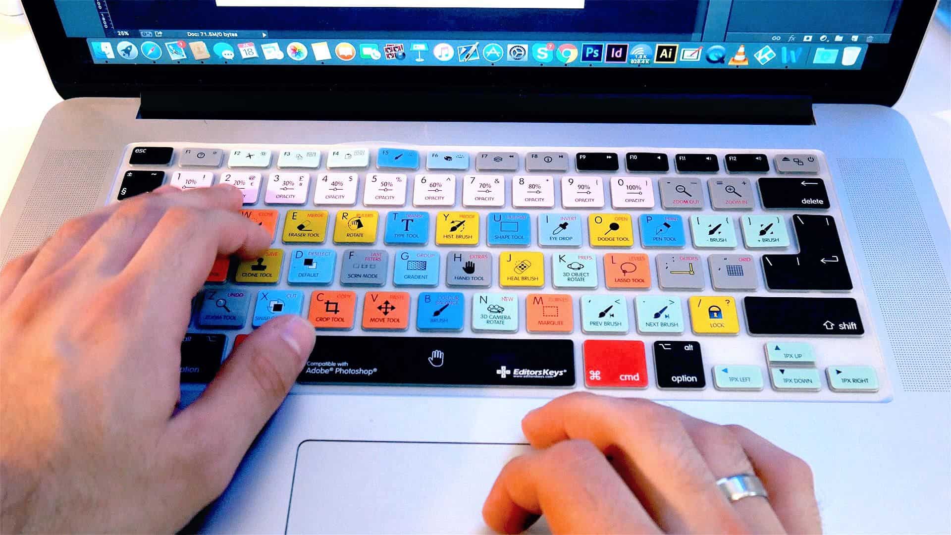 Todos los atajos de teclado de Aplicaciones de Diseño y Más