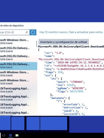 Windows 10 datos PC envía a Microsoft