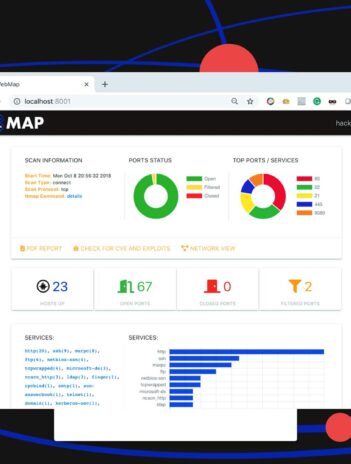 WebMap Un dashboard y reporte de Nmap