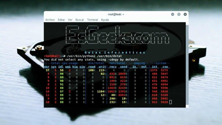 Comandos Linux para medir la actividad del disco