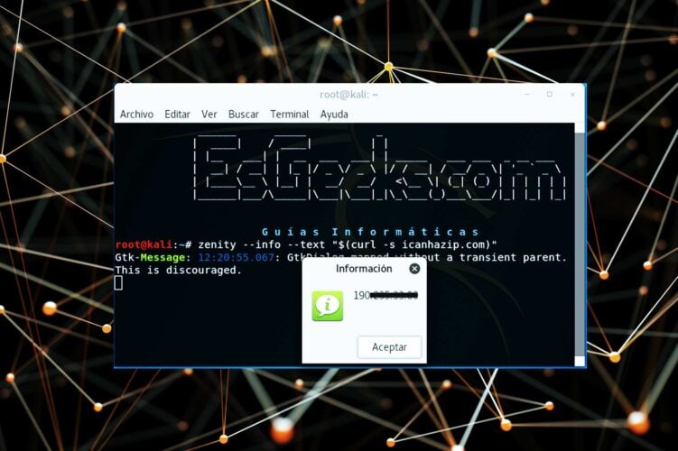 Cómo saber dirección IP PÚBLICA comandos Linux