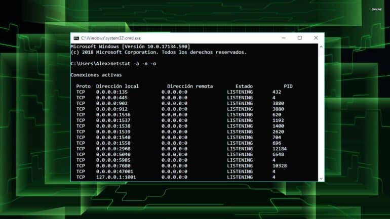 Cómo saber qué puertos están abierto en Windows