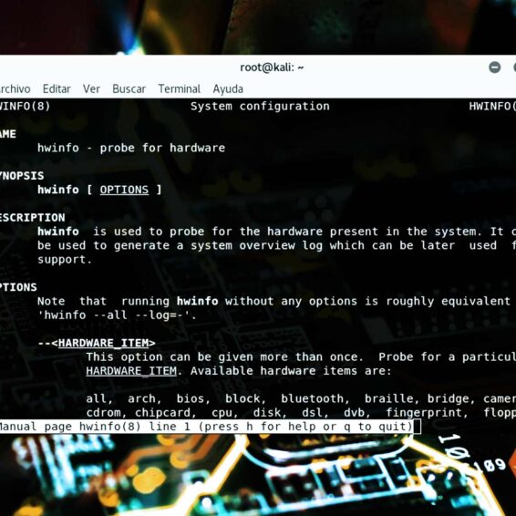 hwinfo (Hardware Info) Ver información del hardware Linux