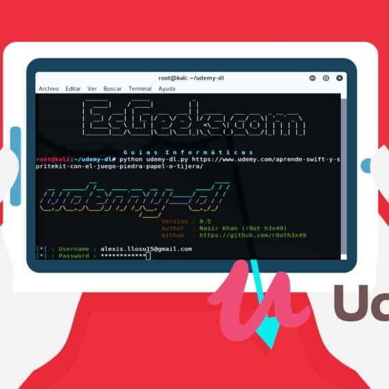 udemy-dl descargar cursos vídeos Udemy