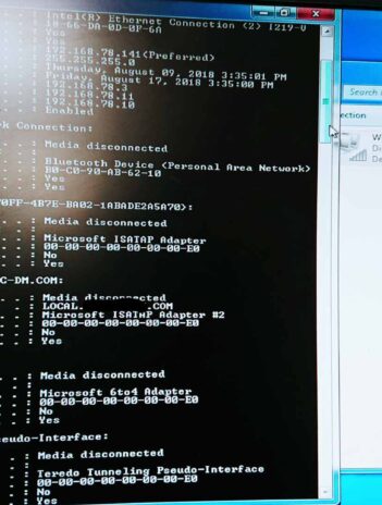 Deshabilitar Conexión de Red Windows comandos WMIC, NETSH y PS