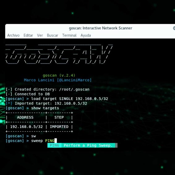 Goscan Escáner de red interactivo