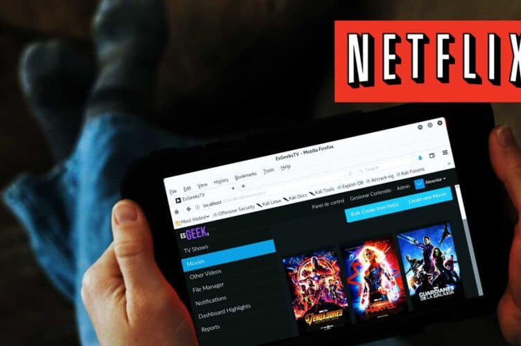 Streama crear servidor de streaming Netflix