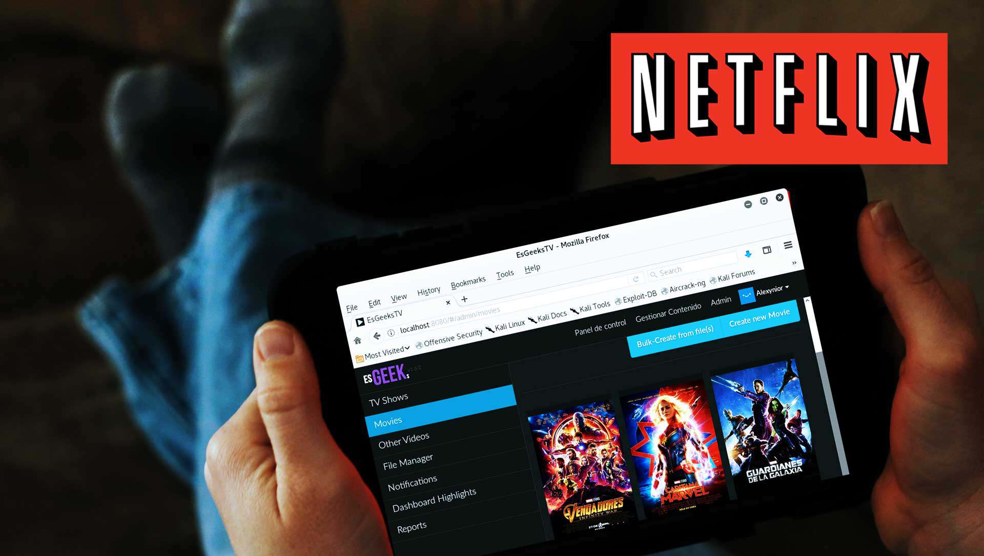 Streama crear servidor de streaming Netflix
