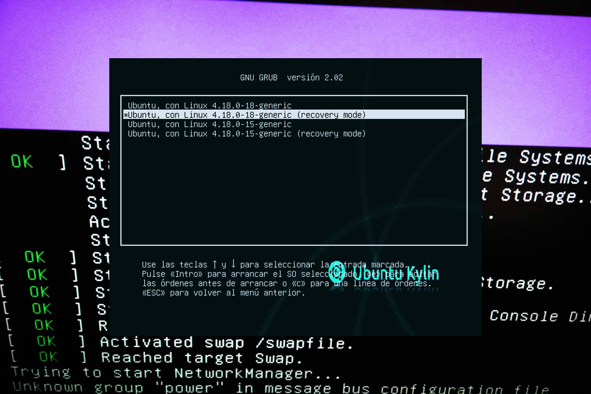 Cómo usar el Modo Recovery en Ubuntu
