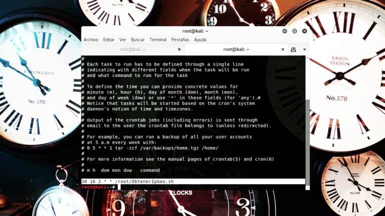 Guía Básica de Cron y crontab en Linux