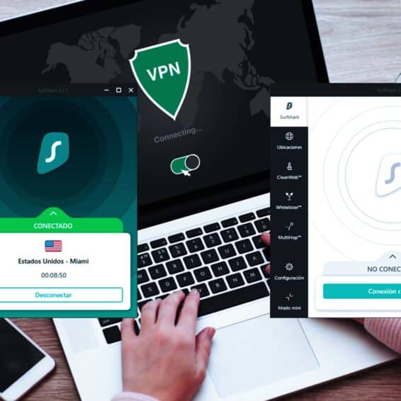 Surfshark VPN barata flexible y segura