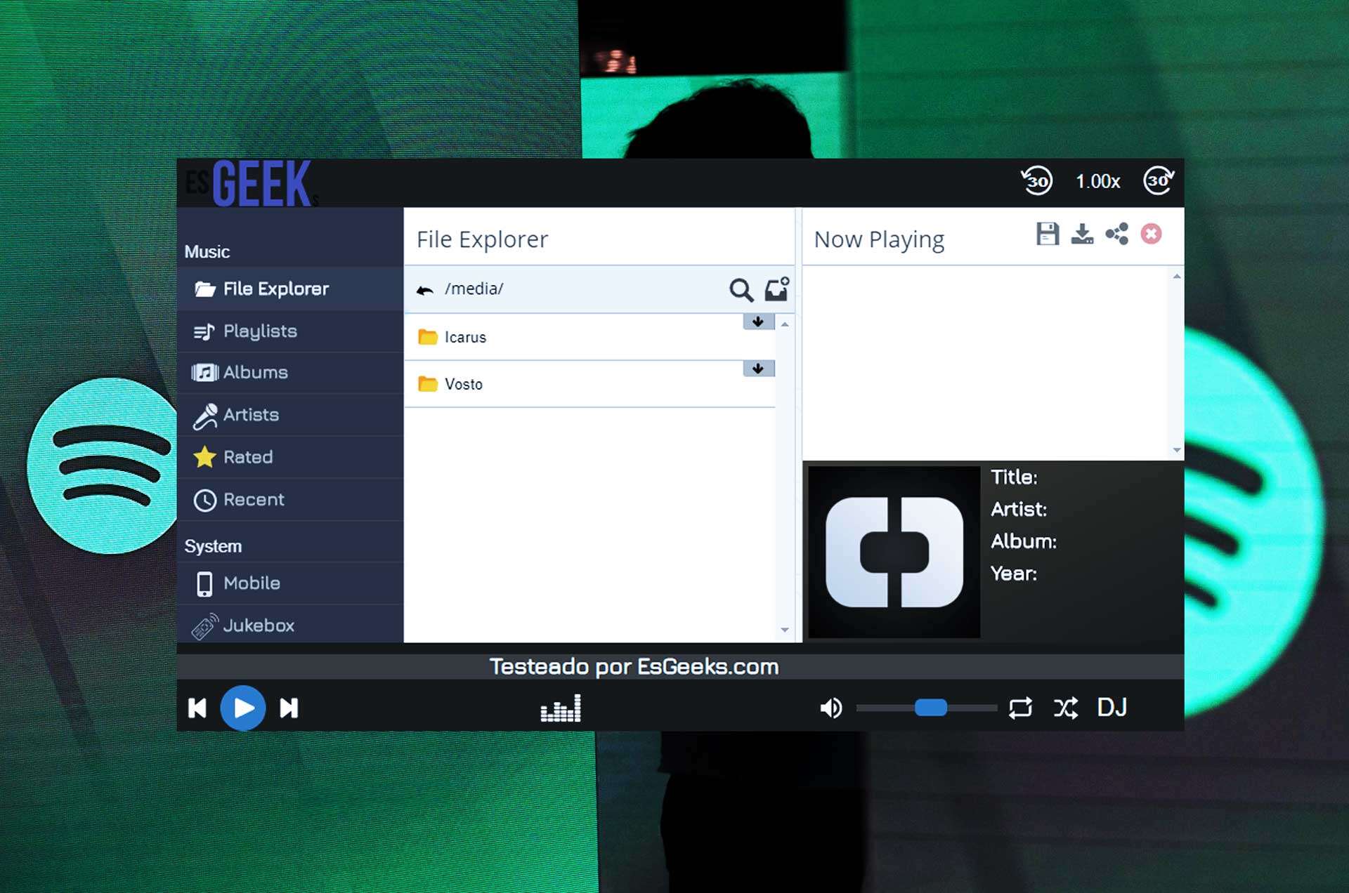 mStream Crear propio servidor streaming de Música